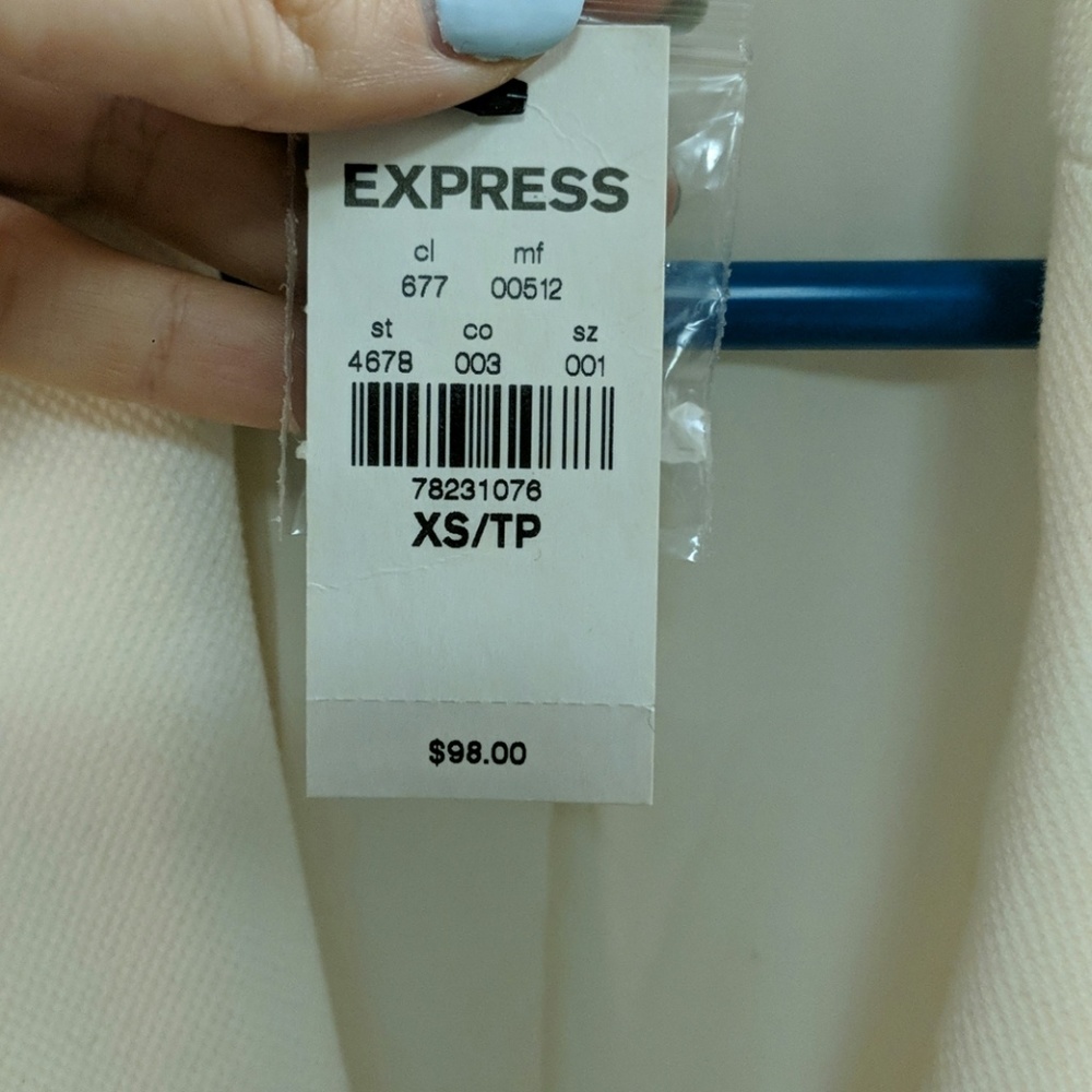 White Express Blazer - Picture 3 of 3